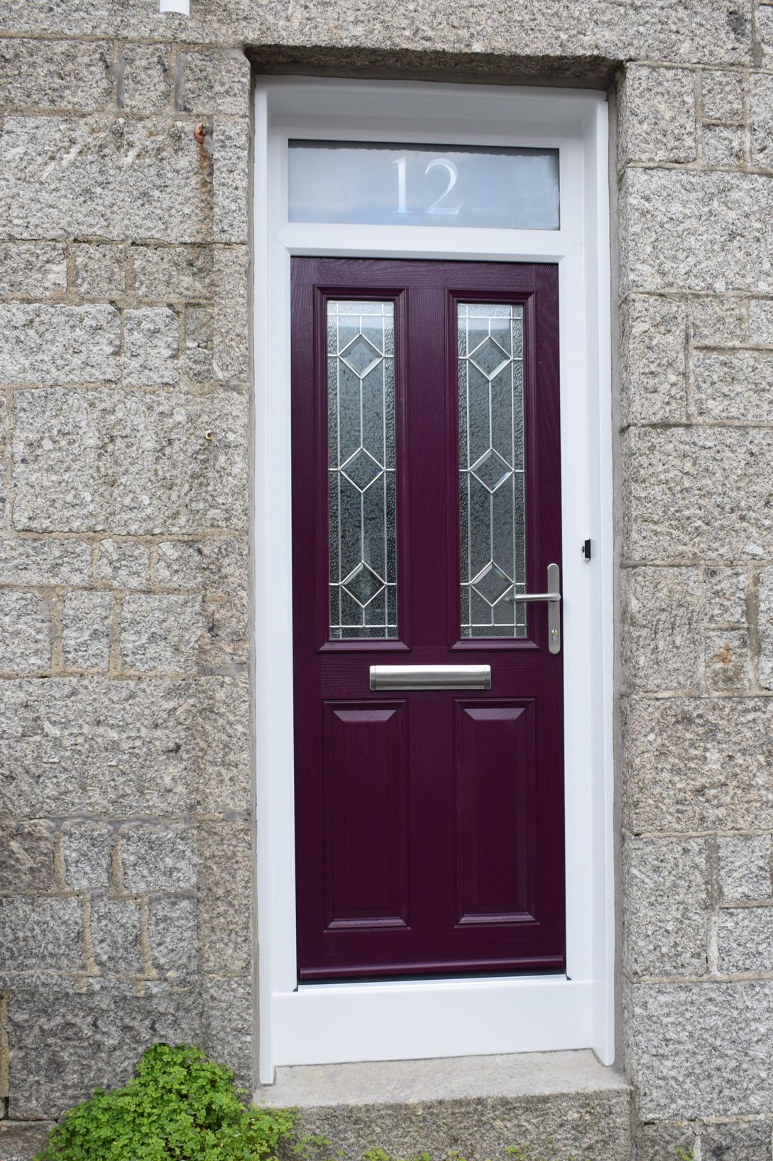 Purple Composite Door, Newlyn